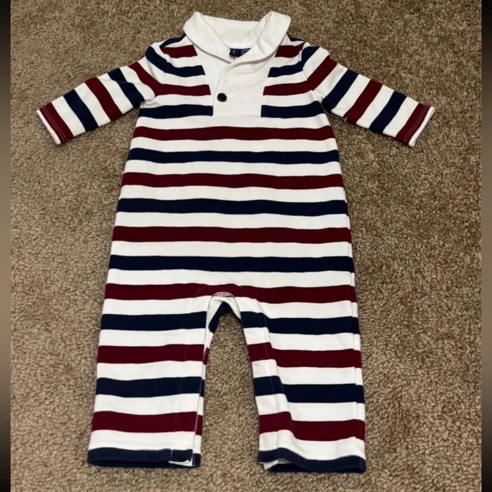 Janie & Jack Stripped Romper size 3-6 months